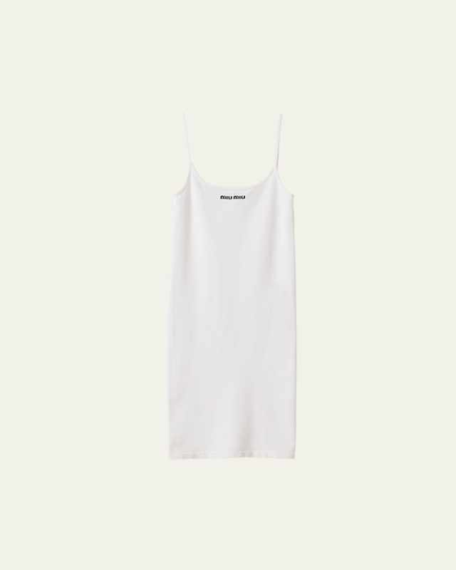 Scoop-Neck Midi Tank Dress